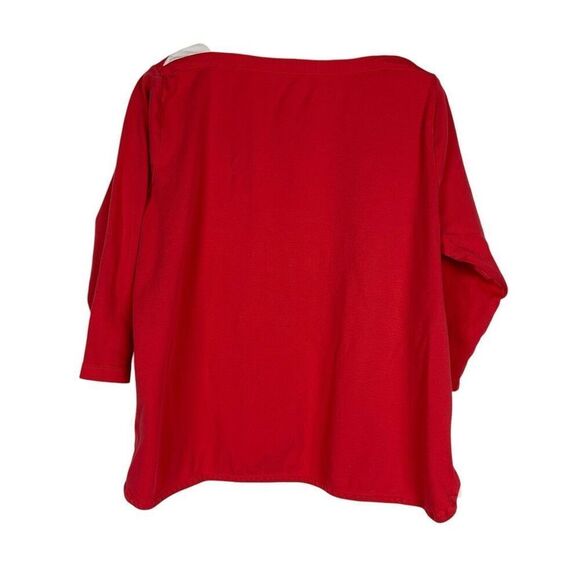 Talbots Women's Cotton Boatneck 3/4 Sleeve T-shirt size 1X - Picture 2 of 5